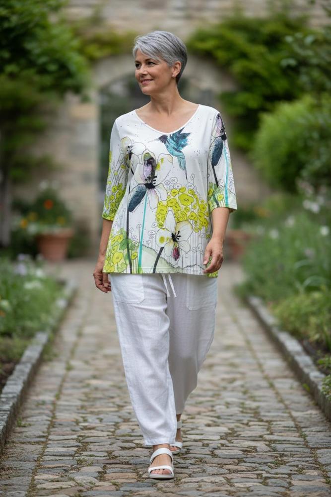 bloemenprint shirt annabelle k - Ophilia