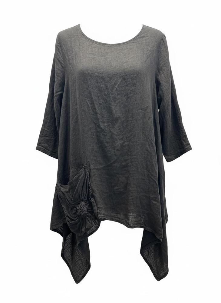 stijlvoll asymmetrisch shirt 7528ss26 - Moonshine