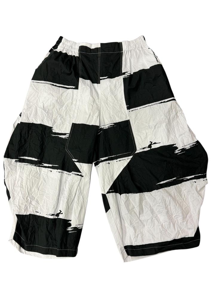 moderne grafische print broek 26h100 - Chalona