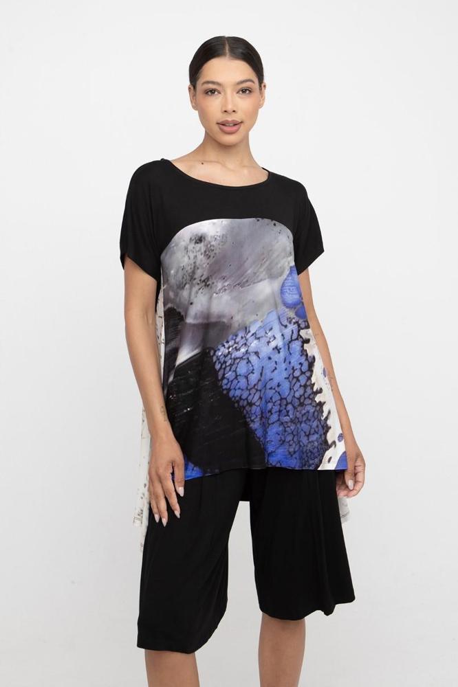 abstracte print viscose shirt 860394 - Ozai N Kü