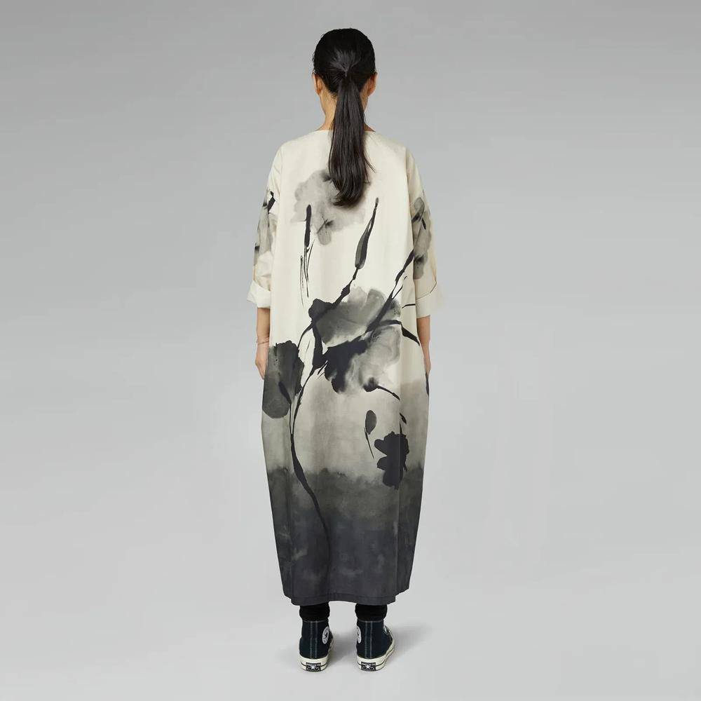 abstracte bloemenjurk van katoen 225220 - wendy trendy