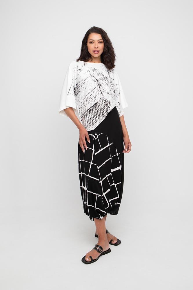 trendy grafisch katoenen shirt 860674 - Ozai N Kü