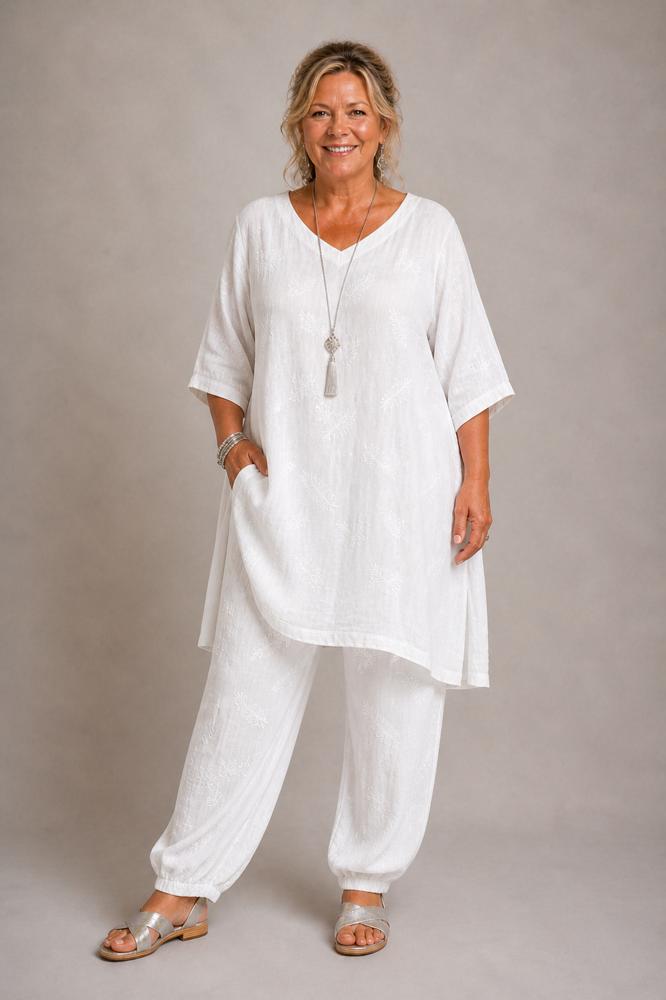 stijlvol asymmetrisch dames shirt 7549ss26 - Moonshine