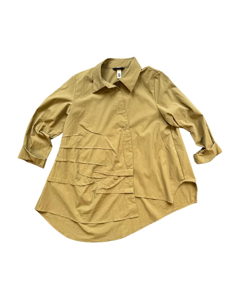 asymmetrische katoenmix blouse 260171 - wendy trendy