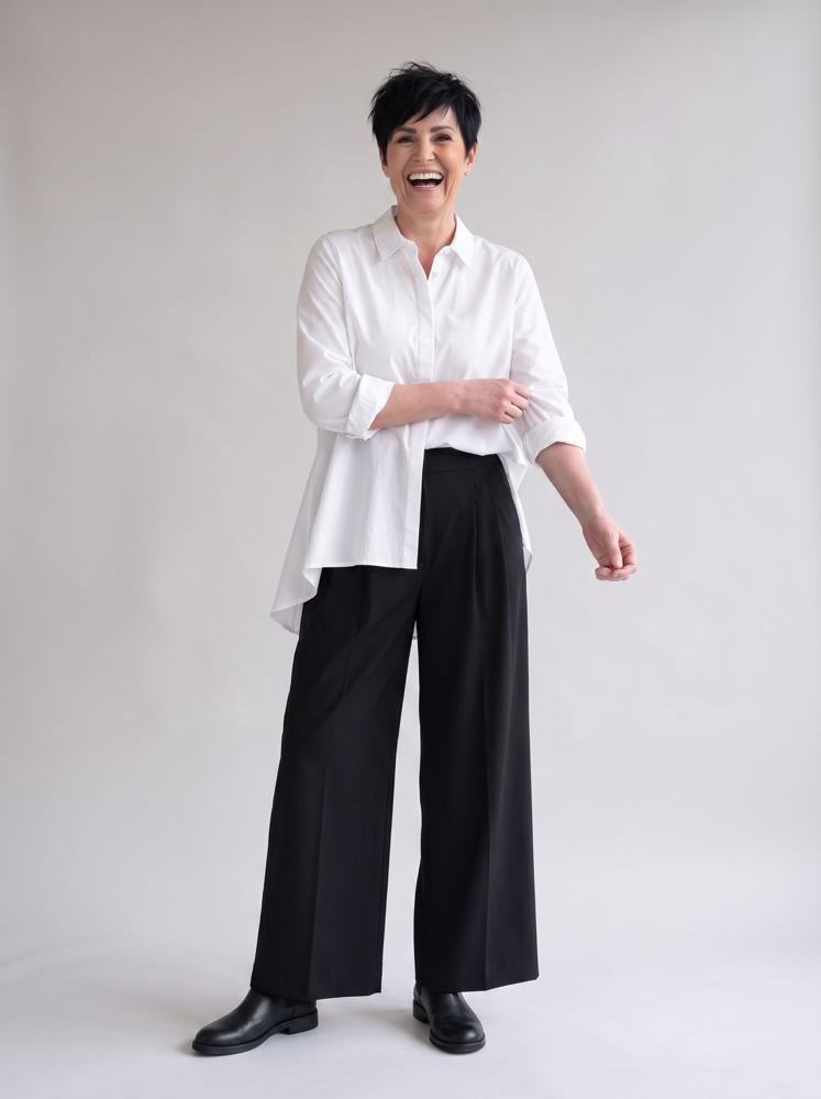 elegante wijde culotte broek 791421 - wendy trendy