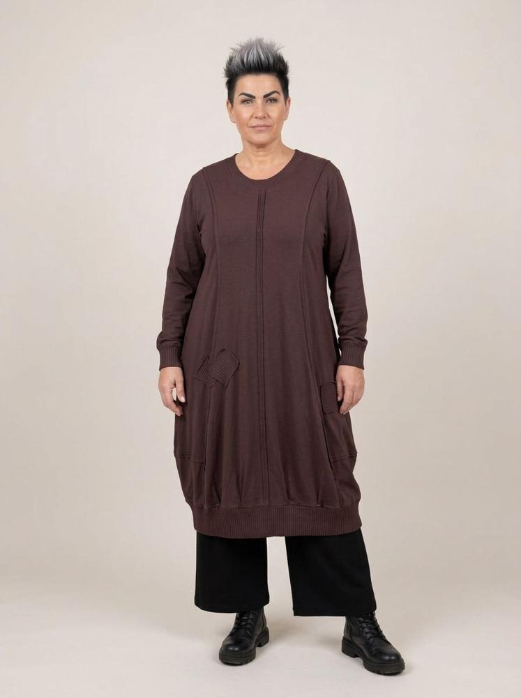 comfortabele katoenen jurk met zakken 2426000 - Sinne Design