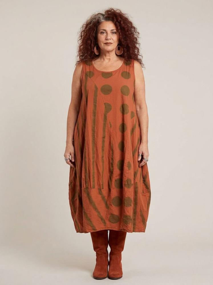 bohemian katoenen jurk 8317aw - Moonshine