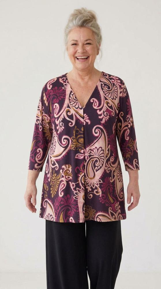 paisley print tuniek shirt rinaaw - Ophilia