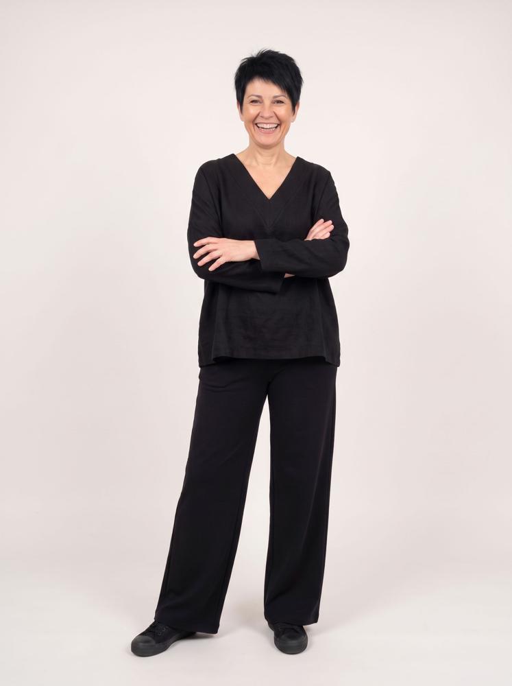 comfortabele v-hals dames top 126129 - wendy trendy