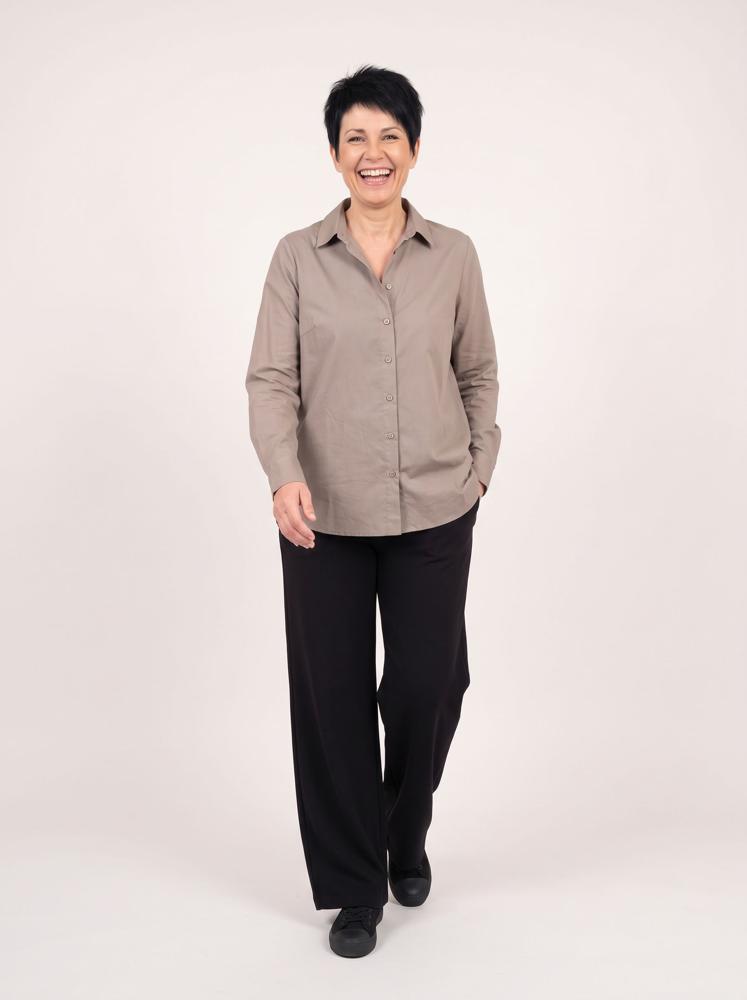 elegante katoenen blouse design 240726 - wendy trendy