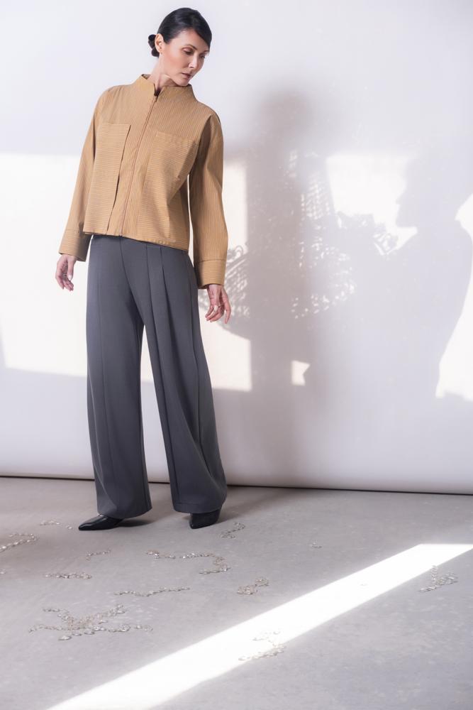 elegante gestreepte damesblouse 777006 - Ozai N Kü