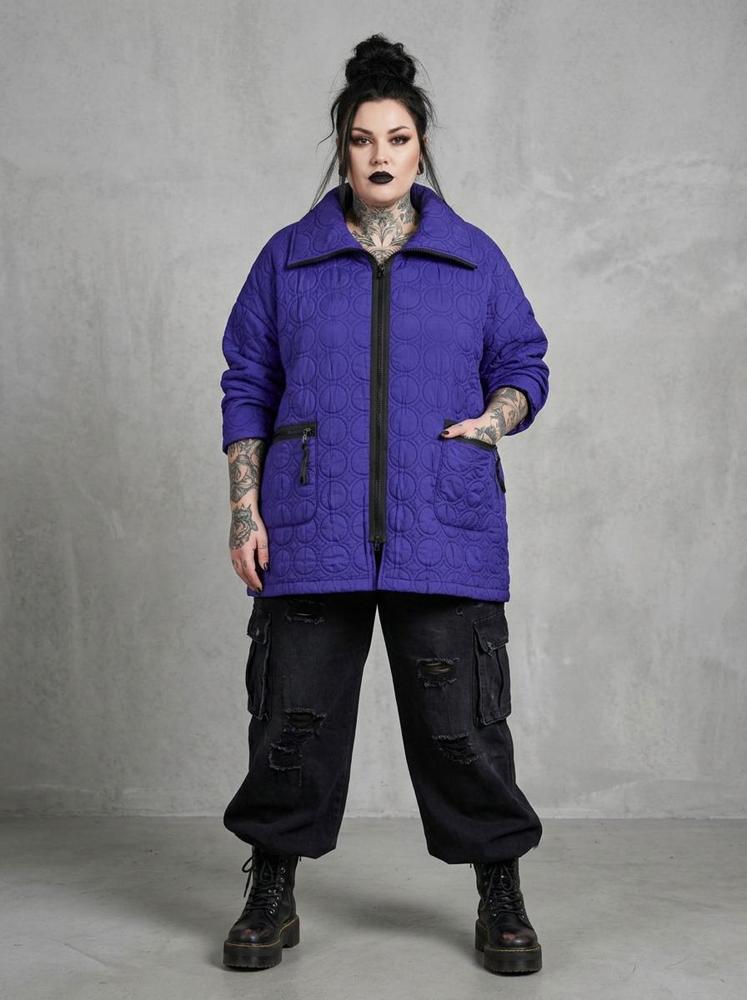 stijlvolle micropolyester jas 2324010aw - Sinne Design