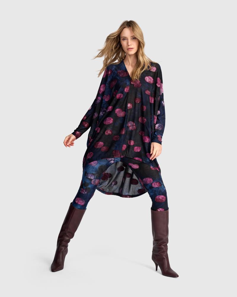 stijlvolle comfort print blouse at845aw - Alembika