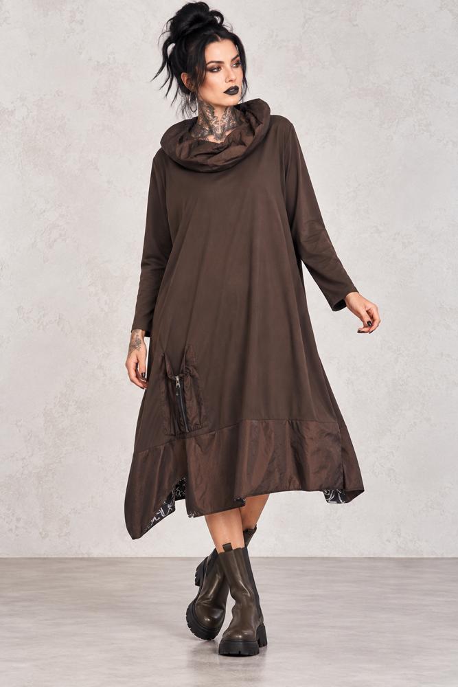 casual elegante midi jurk 252601aw - Sinne Design