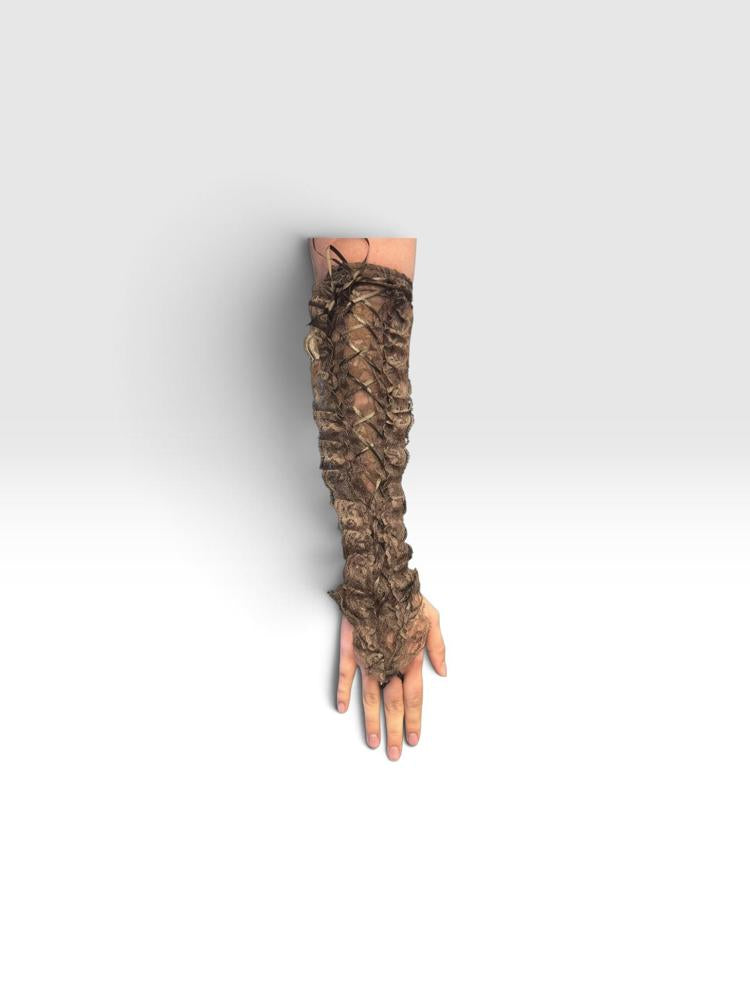 vintage kant handschoen armstuk 9995 aw - Rose