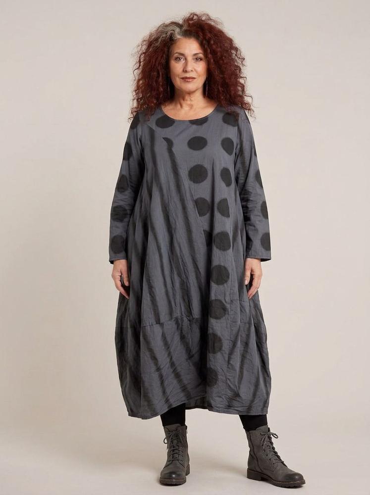 stijlvolle katoenen jurk met print 8333aw - Moonshine