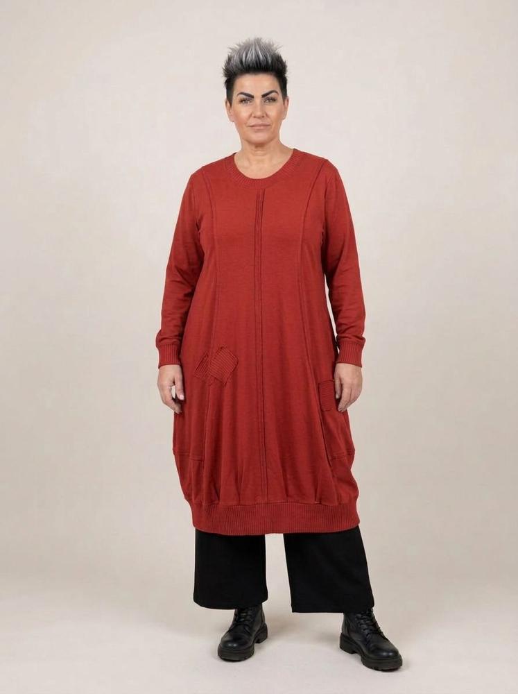 comfortabele katoenen jurk met zakken 2426000 - Sinne Design