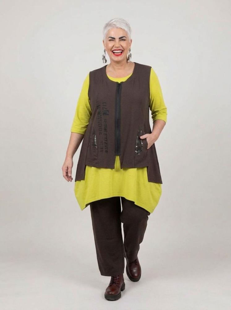 comfortabele katoenen tuniek 252314 - Sinne Design