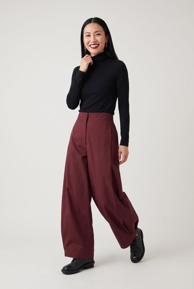 moderne broek met hoge taille en wijde pijpen 777027 - Ozai N Kü