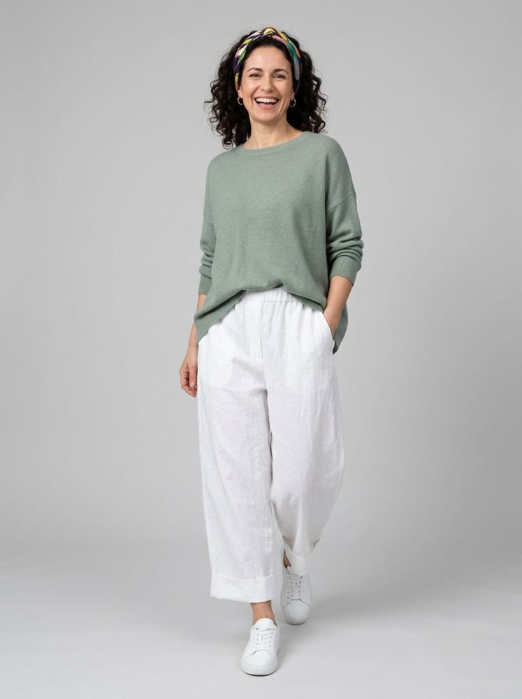 luchtige katoenen zomerse broek 230328 - wendy trendy