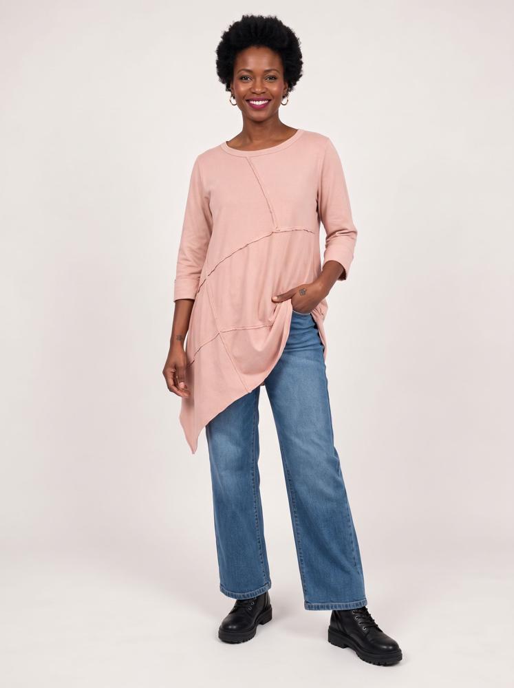asymmetrisch katoenen shirt 126020 - wendy trendy