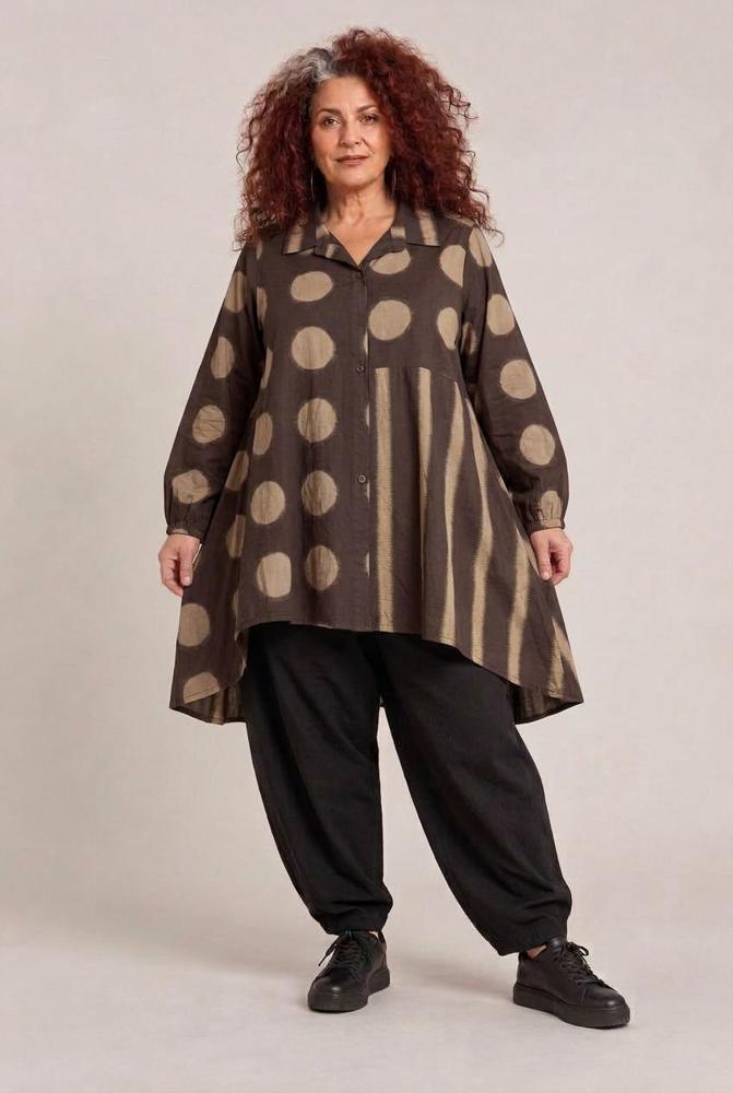unieke oversized katoenen vest 8342aw - Moonshine