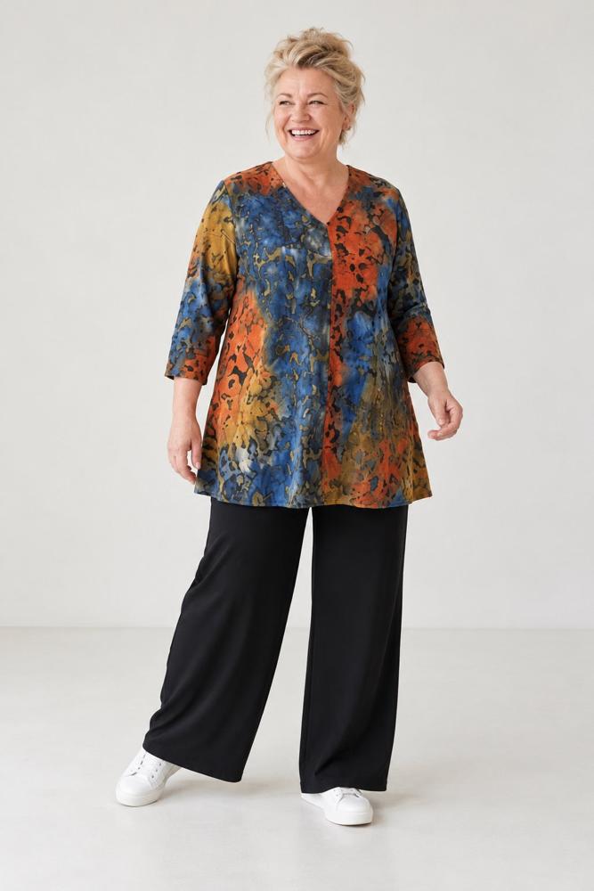 tie-dye boho tuniek shirt rina - Ophilia