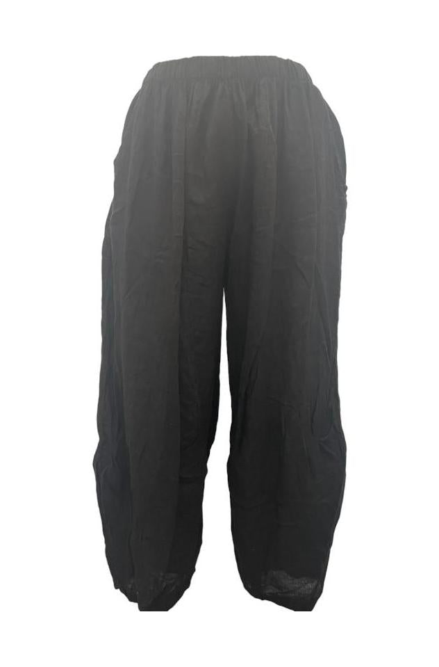 linnen comfortabele broek 3848 - Moonshine