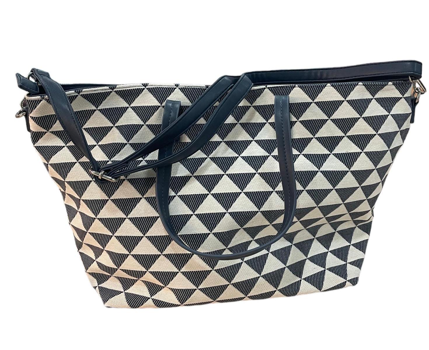 trendy geometrische handtas shopper 00027991 - Alexandr&