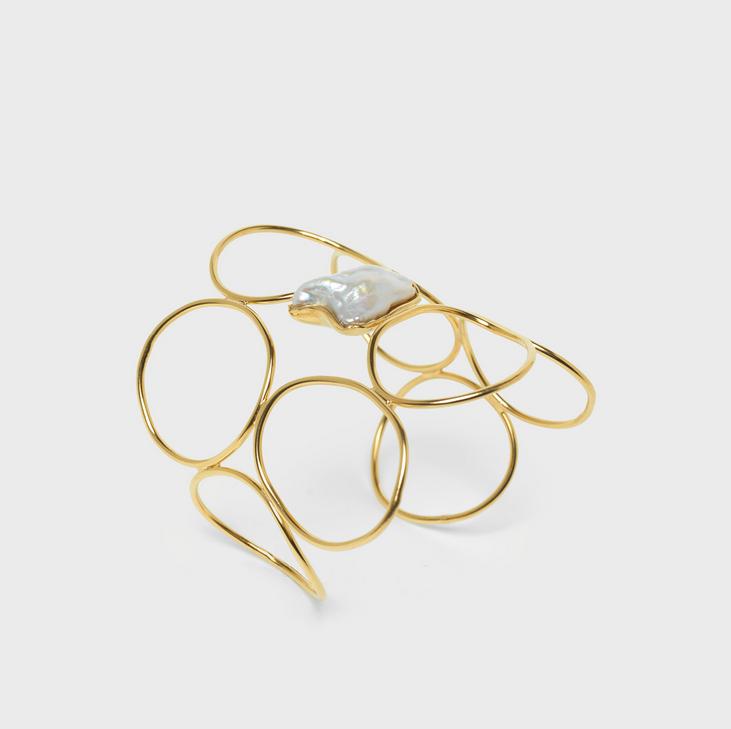 armband met parel "columbine" 308860 - Katerina Vassou