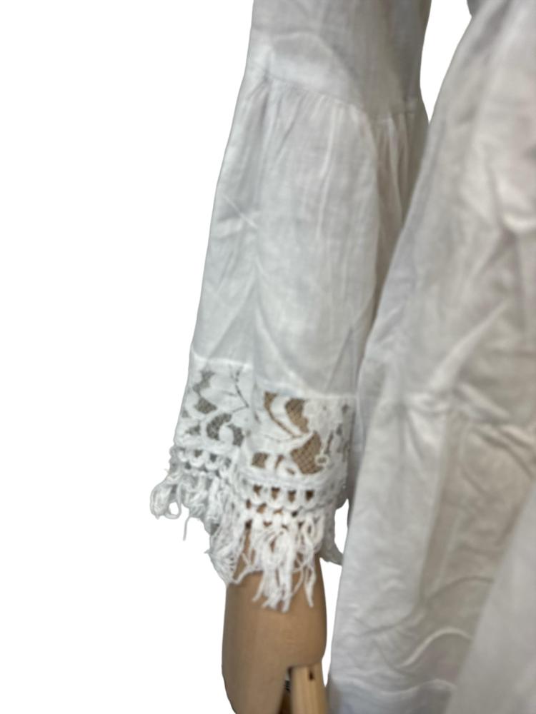 boho-chique kanten tuniekjurk cv1022 - Antica Sartoria