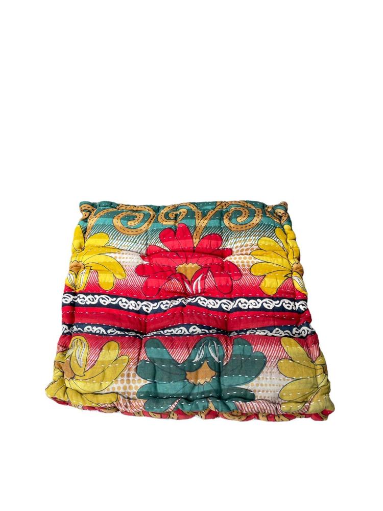 chair pad vintage kantha 45x45 - Heavenlywell