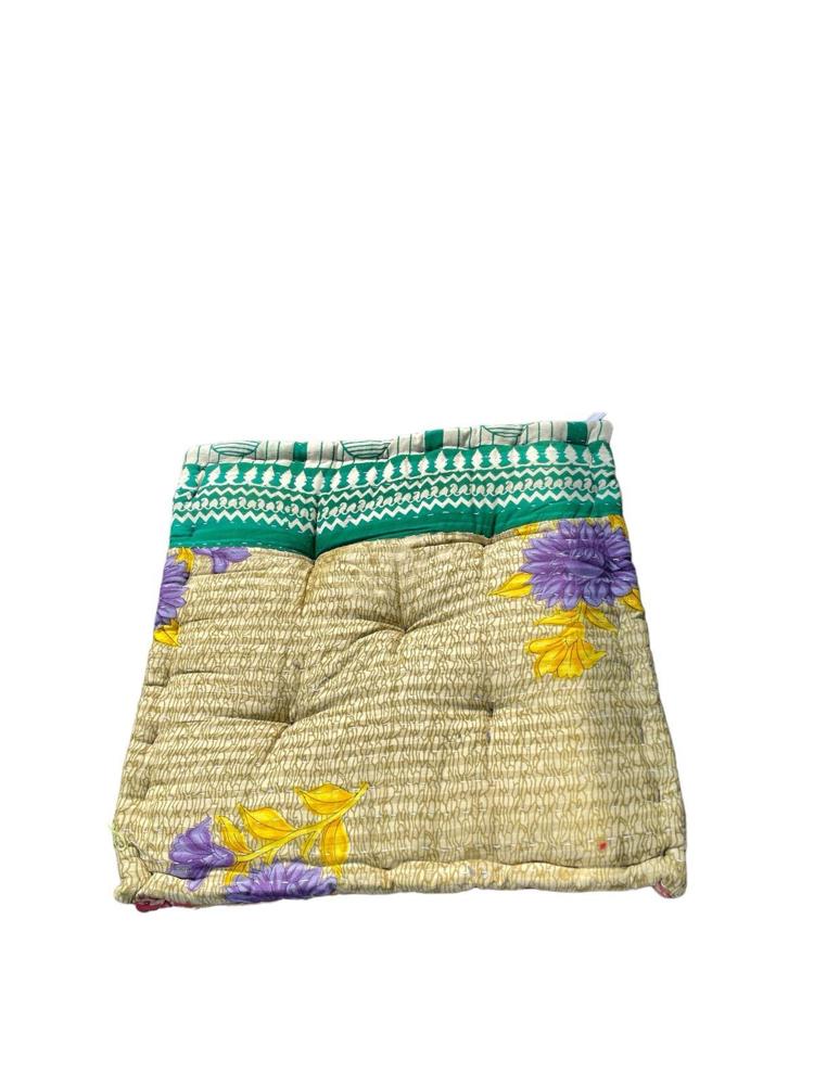 chair pad vintage kantha 45x45 - Heavenlywell