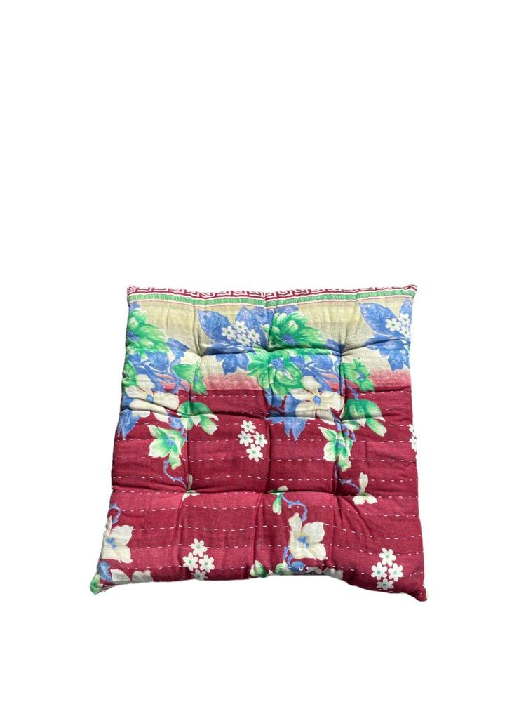 seat pad vintage kantha 40x40 - Heavenlywell