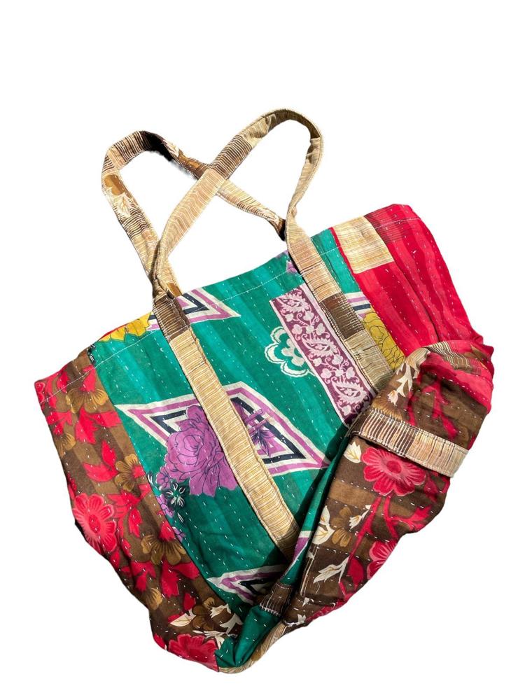 bag vintage kantha 55x50 - Heavenlywell