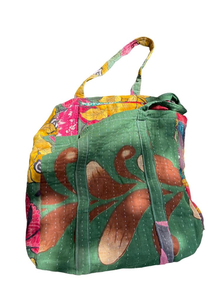 bag vintage kantha 55x50 - Heavenlywell