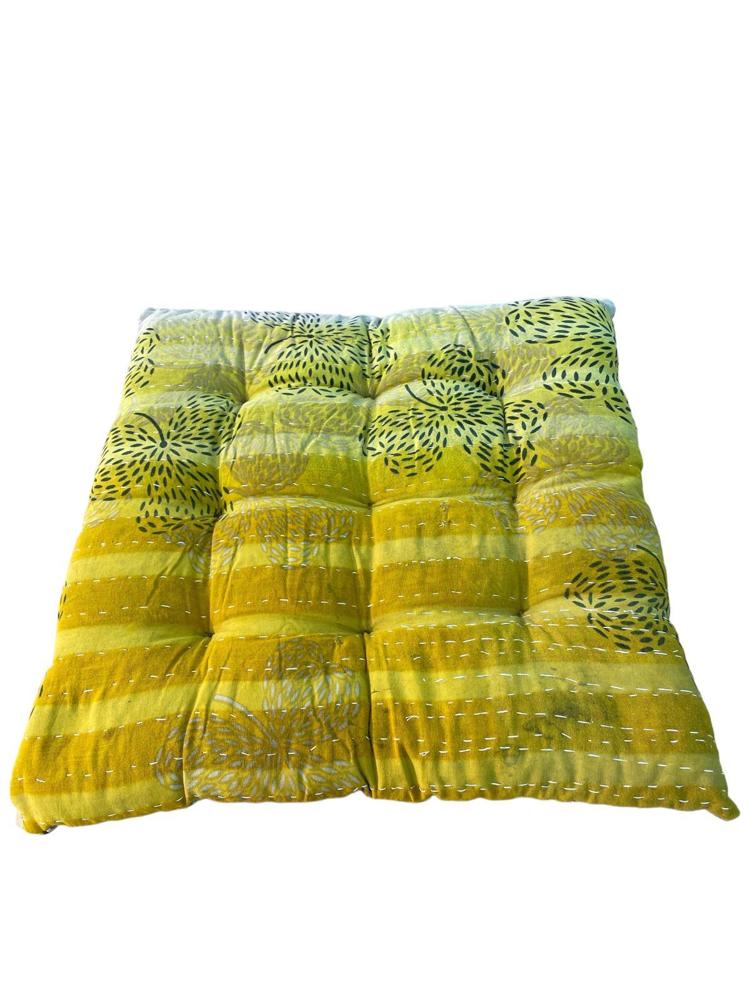 seat pad vintage kantha 40x40 - Heavenlywell