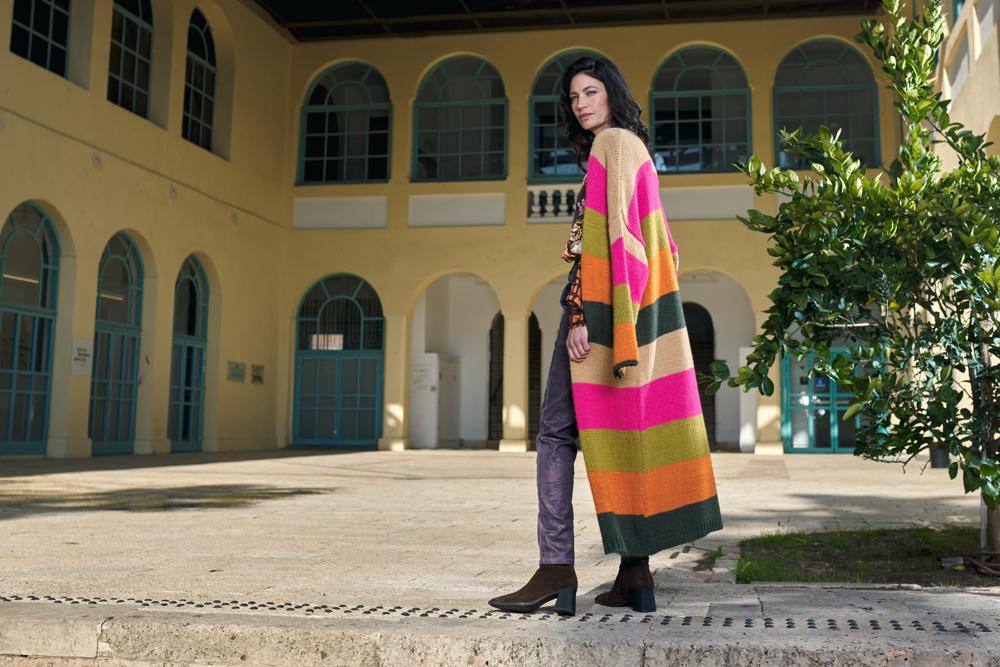 stijlvolle broek met patroon - ap801 - Alembika