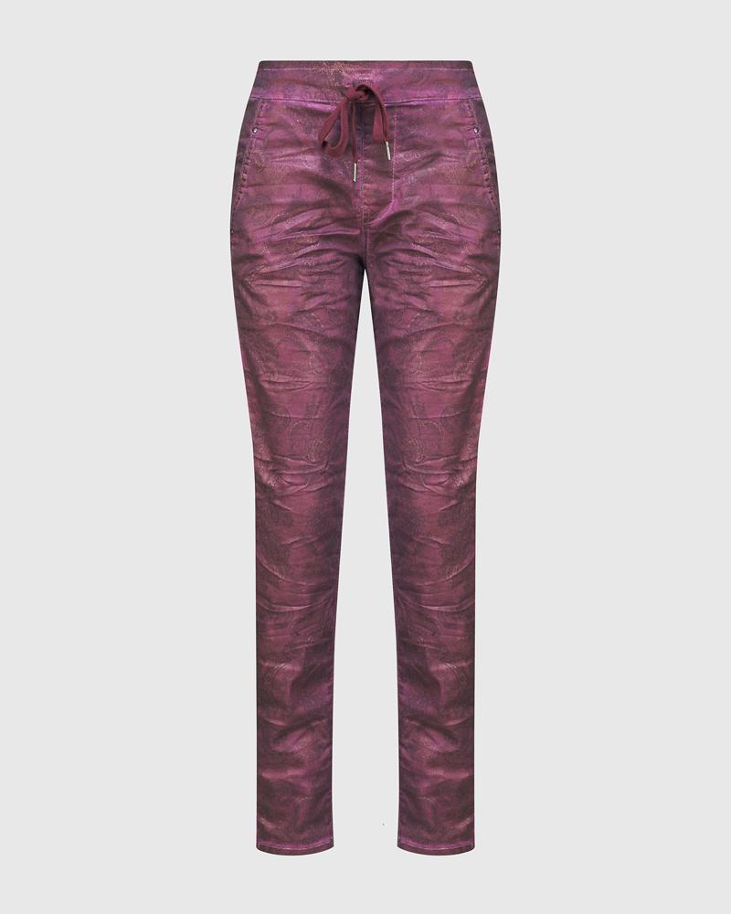 stijlvolle broek met patroon - ap801 - Alembika