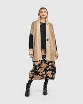 asymmetrische shirt met lange mouwen at624 - Alembika