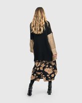 asymmetrische shirt met lange mouwen at624 - Alembika