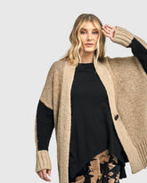 asymmetrische shirt met lange mouwen at624 - Alembika