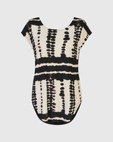 top met abstract streepmotief st620s - Alembika