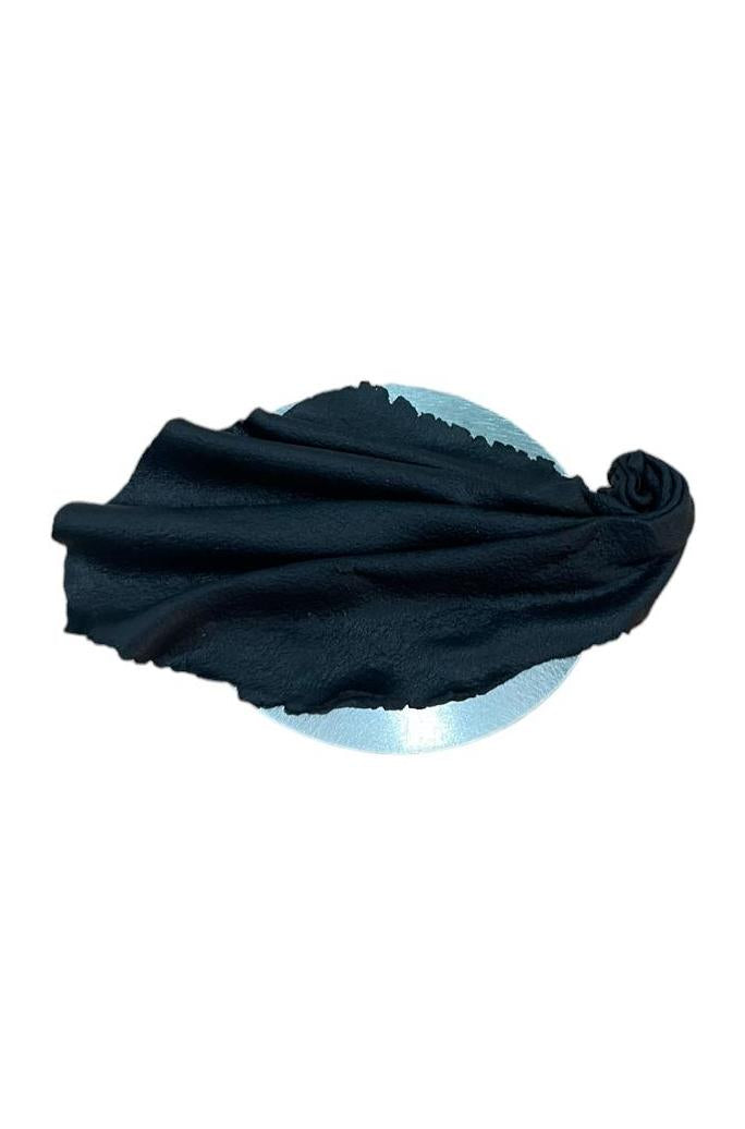 elegante zwarte stoffen broche br102 - Heike