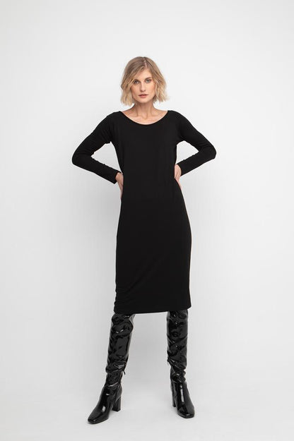 elegante midi-jurk met lange mouwen 755218 - Ozai N Kü