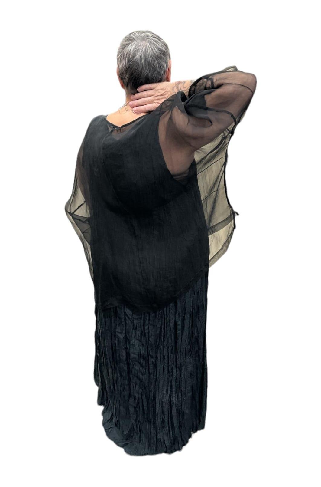 elegante zijde blouse 71260-s153 - Grizas