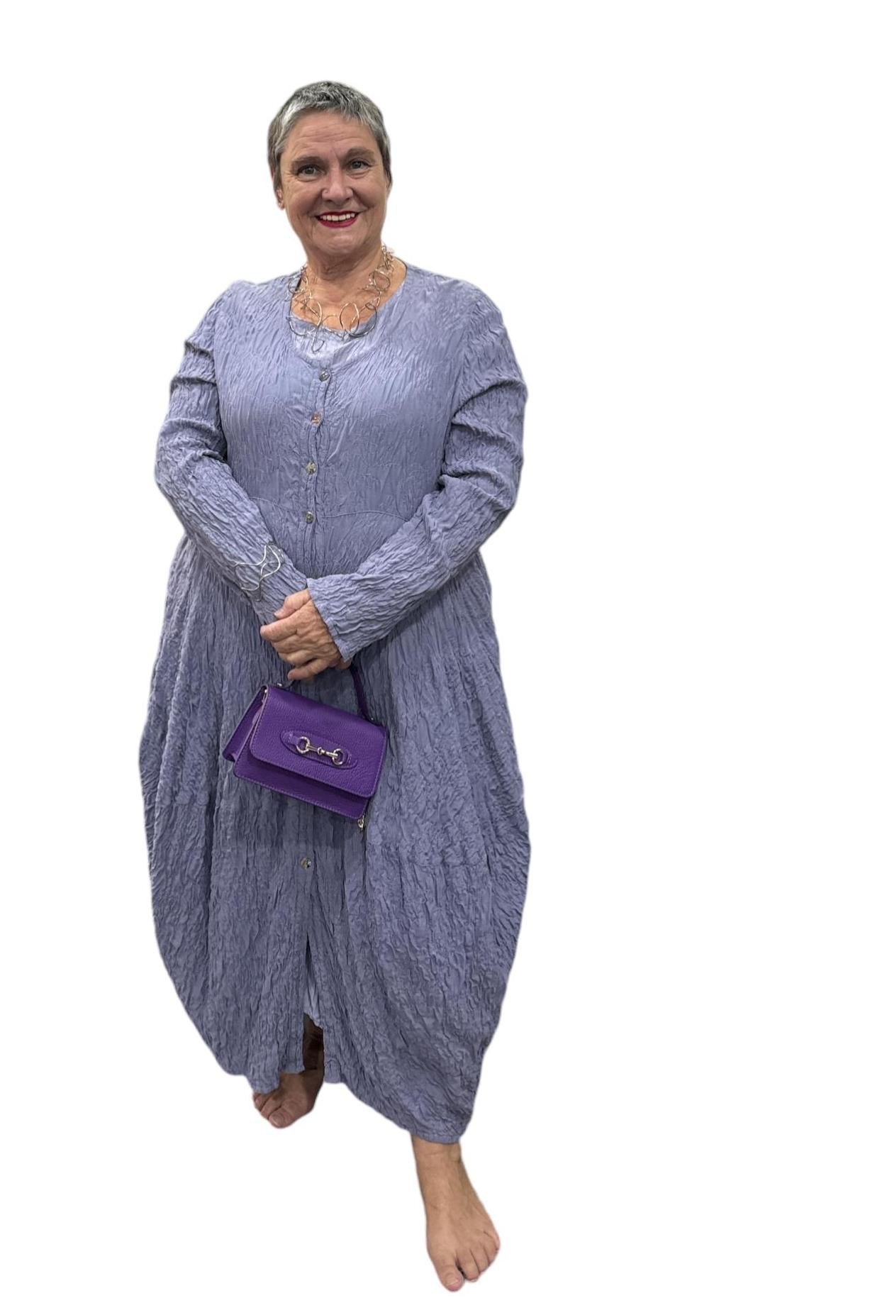 vest "bliska" in prachtige zijden en kreukel look 1 2417-1 - Praechtig Berlin