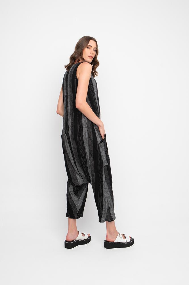 gestreepte jumpsuit  850314 - Ozai N Kü