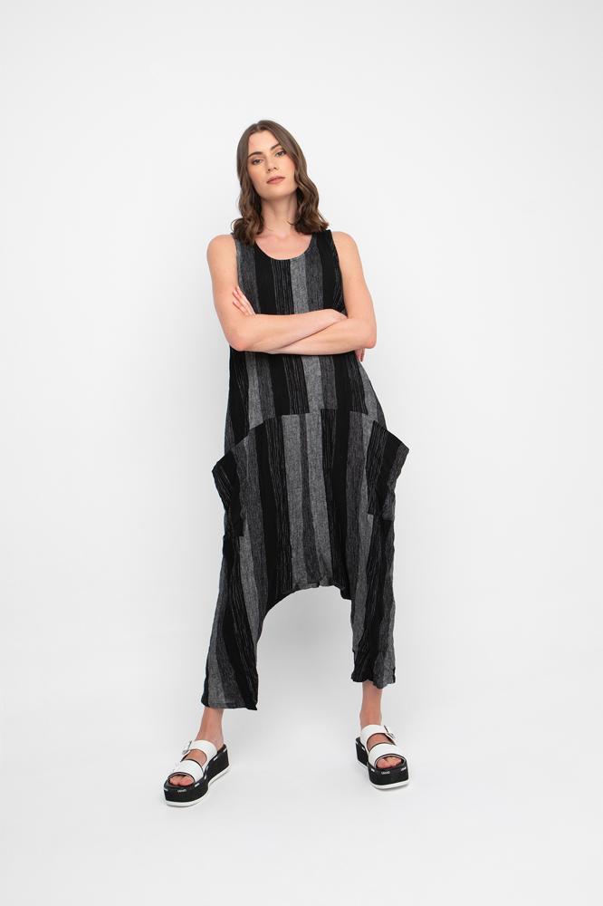 gestreepte jumpsuit  850314 - Ozai N Kü