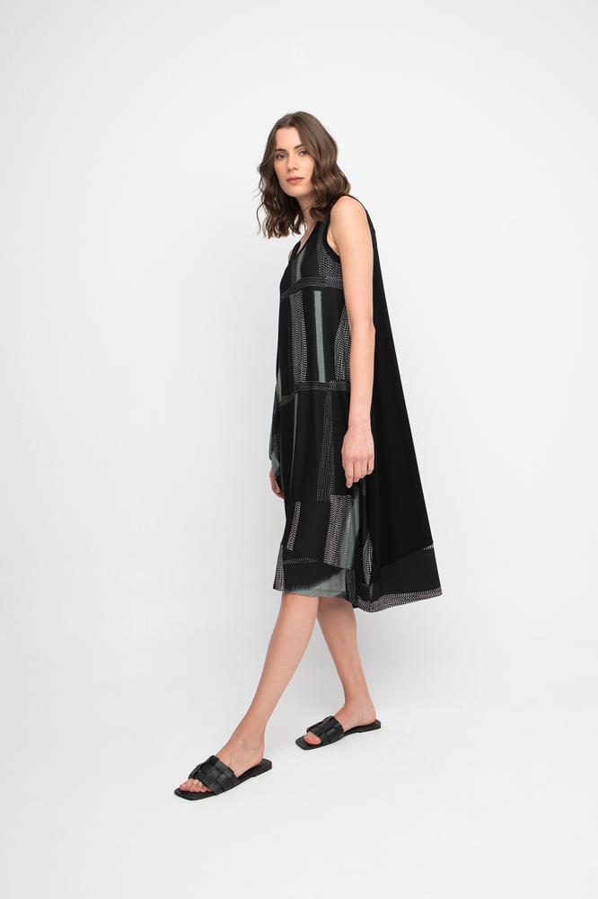 jurk met opvallend geometrisch patroon 850484 - Ozai N Kü